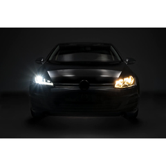 Faros 100% LED LEDriving negros para conversión Golf 7 con faros HID