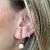 EAR HOOK SEMIJOIA PÉROLA SHELL - REF 146425 - comprar online