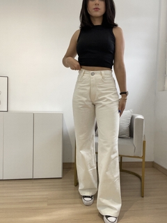 Wide Leg Jeans Nigéria Off White