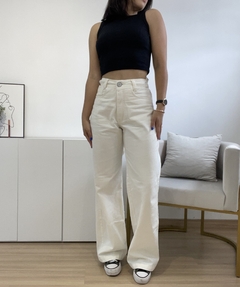 Wide Leg Jeans Nigéria Off White