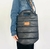 Bolso plano Matelasse negro Brilloso