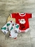 LINEA BABY - PIJAMA BODY + PANT SHORT PAPA NOEL 2