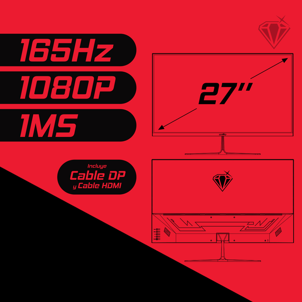 27 pulgadas, 165 Hz y Full HD: este monitor gaming en oferta ahora cuesta  70 euros menos