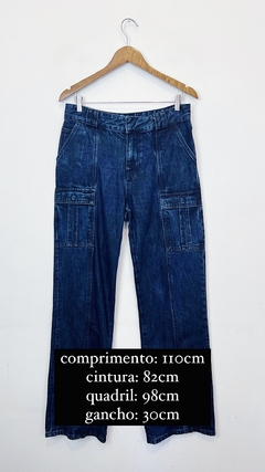 Calça Jeans Cargo Zara (P)