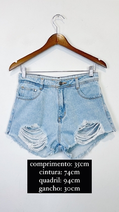 Short Jeans Destroyed (M) - loja online