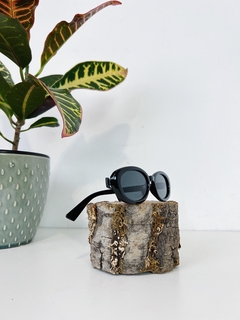 Óculos Oval Preto - comprar online