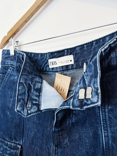 Calça Jeans Cargo Zara (P) na internet