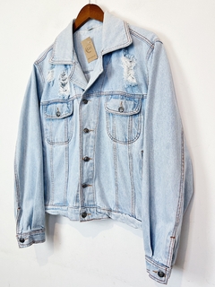 Jaqueta Jeans Destroyed (M) - comprar online