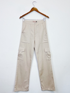 Calça Wide Leg Cargo (M)