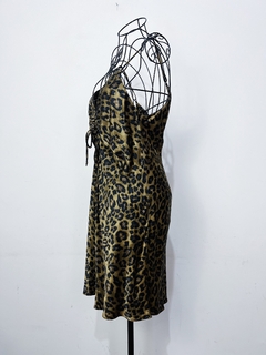 Slip Dress Animal Print Zara (P) na internet