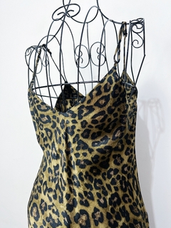 Slip Dress Animal Print Zara (P) - loja online