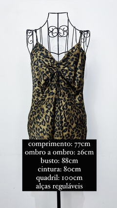 Slip Dress Animal Print Zara (P) - comprar online