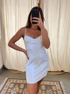 Vestido Tricoline Zara (M) - loja online