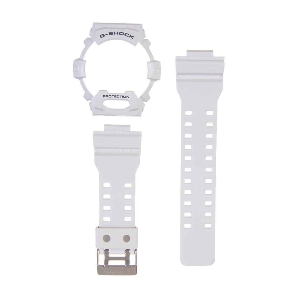 Kit Bezel e Pulseira Casio G Shock G 8900 GR 8900 GW 8900 Branco