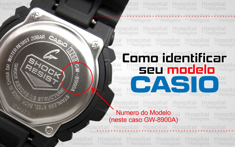 Caixa Casio G-Shock GA-100-1A - Hospital dos Relógios