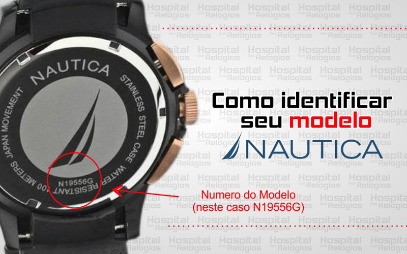 Pulseira Nautica N13540G - Hospital dos Relógios