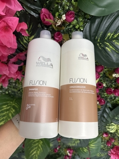 Shampoo + condicionador Fusion 1L na internet