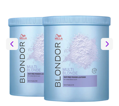 Kit Wella Professionals Blondor Descolorante em Pó Dust-Free 2x800g - comprar online