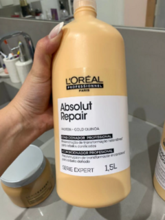 Kit L'Oréal Professionnel Serie Expert Absolut Repair Gold Quinoa + Protein Salon Trio (3 Produtos)