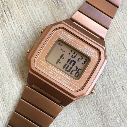 Reloj Casio Vintage B-650wc Rose Gold Impacto Online