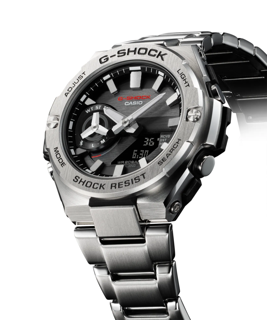 Casio st clearance steel back