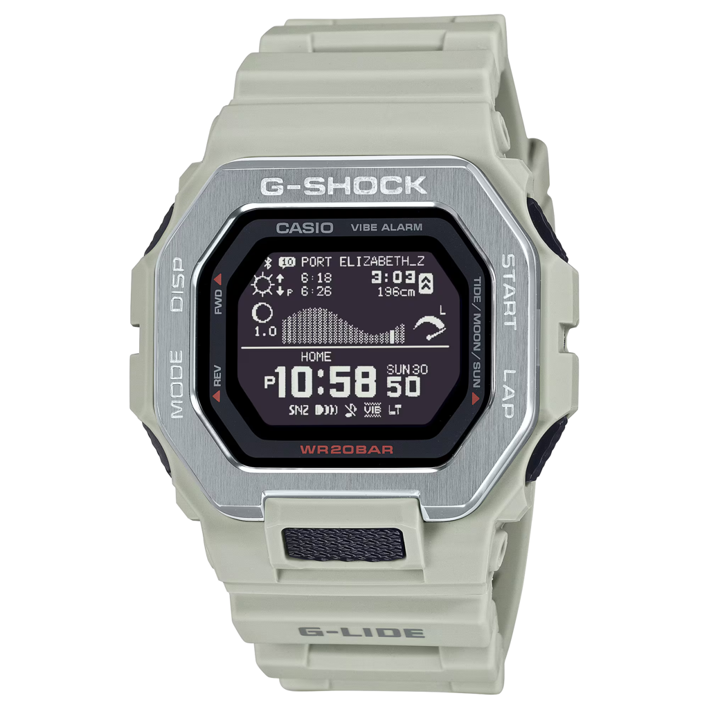 Reloj Casio G shock Gbx 100 8D G lide Bluetooth Mareas