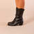 Bota country Hanna em couro Preto - comprar online