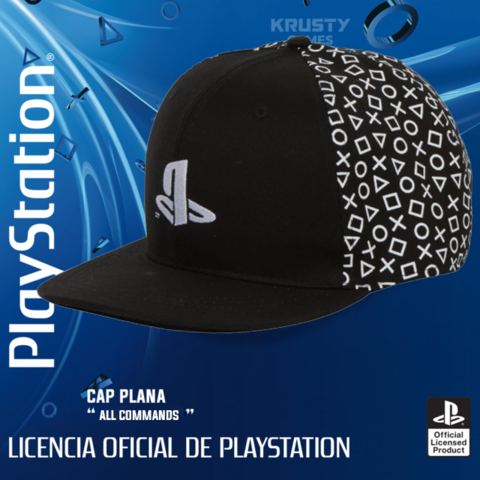GORRA ¨ALL COMMANDS¨ PLAYSTATION OFICIAL