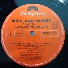 John Lennon Milk and Honey vinilo Uk 1984 impecable