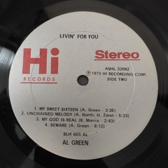 Al Green Livin´ For You vinilo Usa 1973 impecable