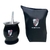 MATE NEGRO RIVER PLATE, modelo CARP, ACERO INOXIDABLE CON FUNDA IMPERMEABLE GRABADO COLOR