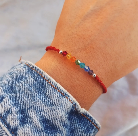 Pulsera CHAKRAS red