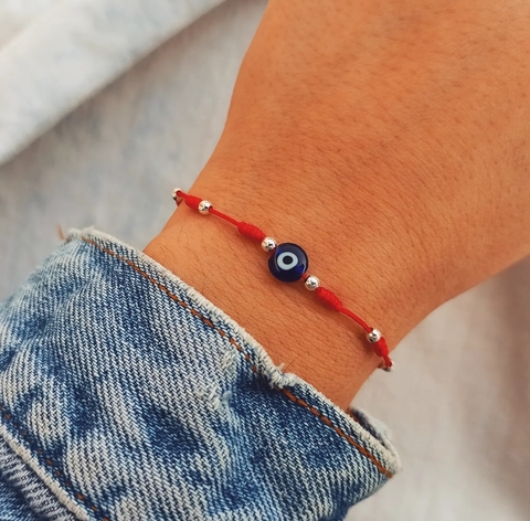 Pulsera Hilito NAZAR PLUS red&blue