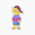 Sticker Lisa Simpson Hippie - Los Simpsons