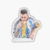 Sticker Transparente de Messi campeón mundial besando la copa. #475  •Material: Vinilo Transparente.   ¡Resistentes al agua y no se decoloran con el sol!  Sticker Transparente - Solo para superficies claras. 