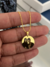 Colar Personalizável - Medalha M Banhado a ouro 18k (LEIA A DESCRIÇÃO)