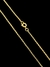 CORRENTE TIJOLINHO FECHO TRADICIONAL (1mm) + PINGENTE MEDALHA LEÃO - 2x2cm - BANHADO A OURO 18K na internet