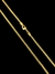 CORRENTE GRUMET FECHO TRADICIONAL (2mm) - BANHADA A OURO 18K