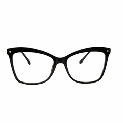 Óculos de grau oculos-quadrado-preto-vermelho-dourado