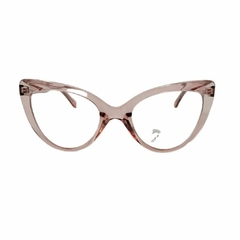 Óculos de grau oculos-gatinho-rose-transparente