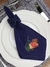 Navy Napkin with Cashew embroidery - buy online