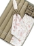 Set - Rectangular Beige with White and Giardino (4 complete places)