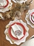 Ondulato Waterproof Placemat Off White with Red and Green - buy online