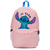 MOCHILA MOOVING STITCH 18" ESPALDA CON PORTANOTEBOOK