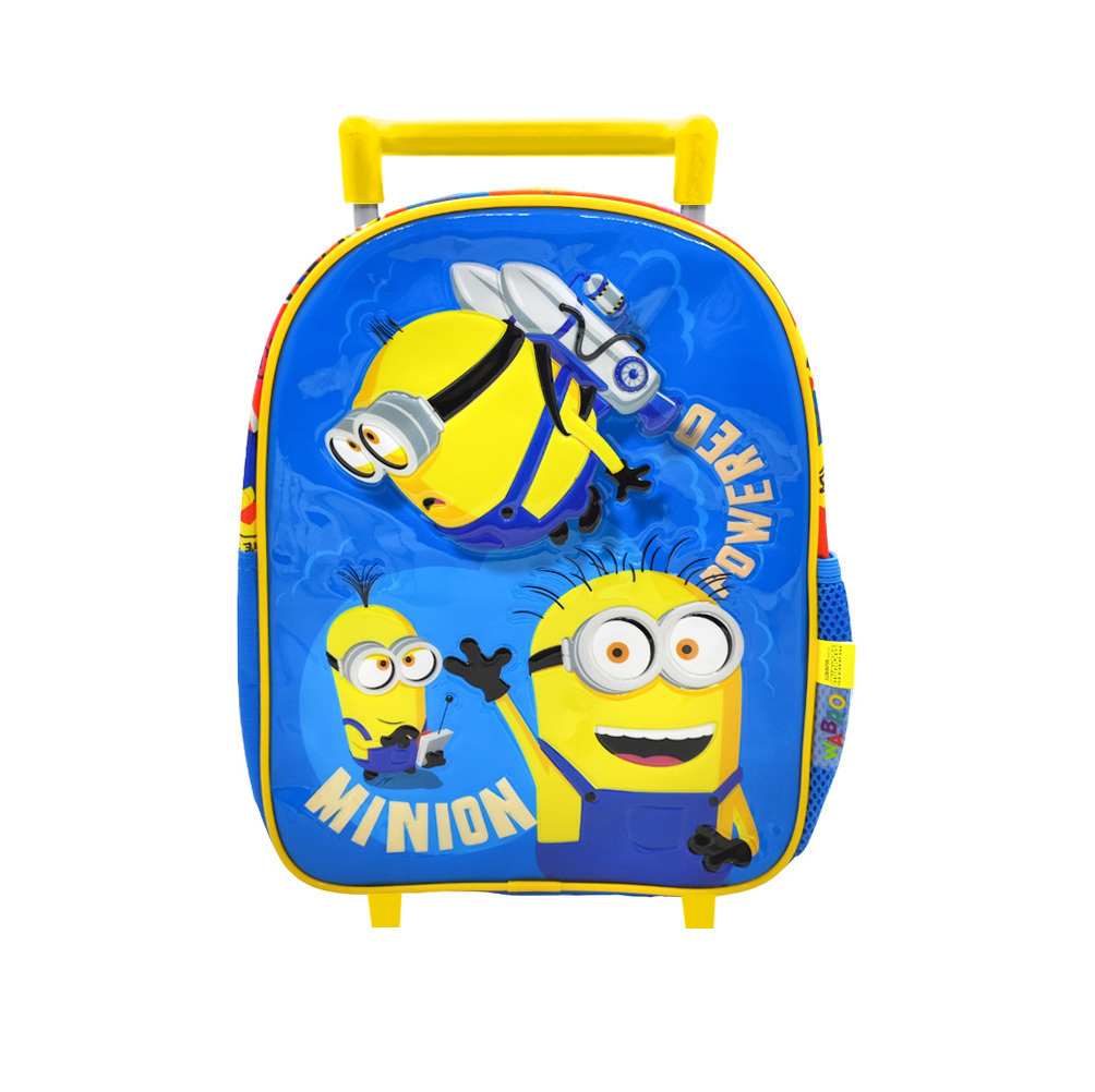 MOCHILA WABRO MINIONS POWERED 12 CON CARRO