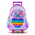 MOCHILA FOOTY POP IT 18" CARRO CON LUZ (2 COLORES) - Librería y Juguetería D´Alessandro