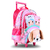 MOCHILA FOOTY FRIENDS CON CARTERITA 18" CARRO CON LUZ (2 COLORES) - buy online