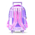 Image of MOCHILA FOOTY BRILLO UNICORNIO 18" CARRO CON LUZ (2 COLORES)