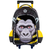 MOCHILA FOOTY - GORILLA VERDE CON LUZ - 18" CARRO