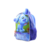 MOCHILA CRESKO BLUE PELUCHE 12" ESPALDA - Librería y Juguetería D´Alessandro